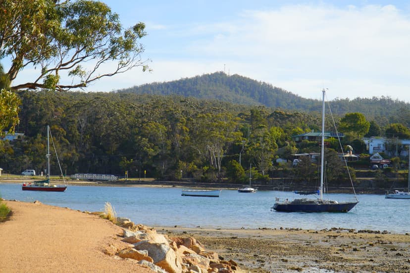 Sailboat australia coast